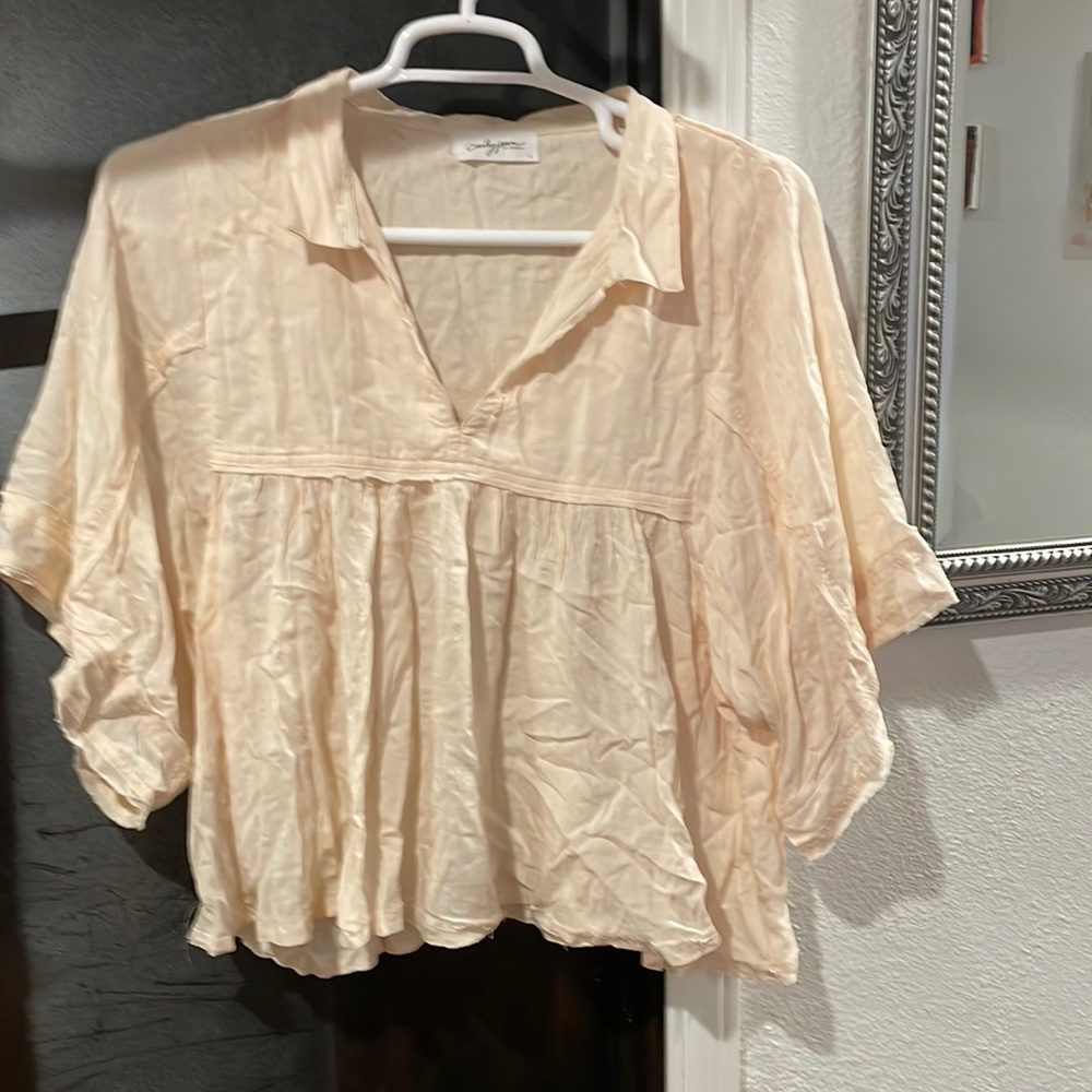 CJLA Rocco blouse in cream. Never worn.